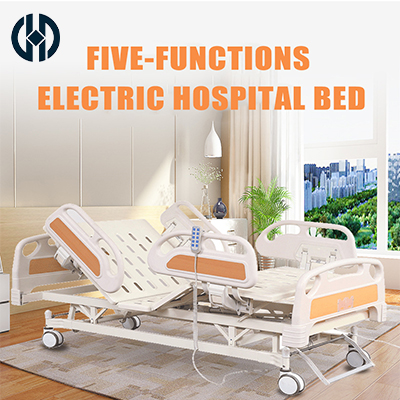 Height adjustable hospital medical beds for disabled clinic ABS good quality patient bed