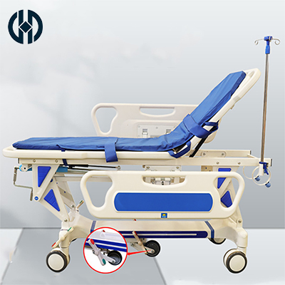 Ambulance stretcher trolley for patient clinic high quality emergency stretcher trolley
