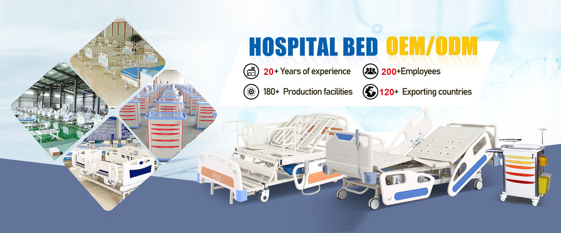Hospital bed production line